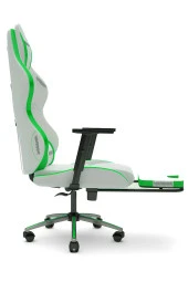 Warrior Aragorn Blanc Deri Oyuncu Koltuğu - Yeşil - Ayak Uzatmalı Bilgisayar Sandalyesi 1698B0513 thumbnail 2