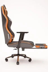 Warrior Aragorn Kumaş Oyuncu Koltuğu - Turuncu - Ayak Uzatmalı Bilgisayar Sandalyesi - 1598B0516 thumbnail 2