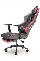 Warrior Aragorn Kumaş Oyuncu Koltuğu - Gül Kurusu - Ayak Uzatmalı Bilgisayar Sandalyesi - 1598B0490 thumbnail 3