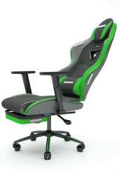 Warrior Aragorn Kumaş Oyuncu Koltuğu - Yeşil - Ayak Uzatmalı Bilgisayar Sandalyesi - 1598B0513 thumbnail 3