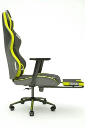 Warrior Aragorn Kumaş Oyuncu Koltuğu - Sarı - Ayak Uzatmalı Bilgisayar Sandalyesi - 1598B0512 thumbnail 2