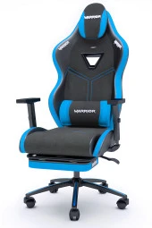 Warrior Aragorn Kumaş Oyuncu Koltuğu - Mavi - Ayak Uzatmalı Bilgisayar Sandalyesi - 1598B0514 thumbnail 6