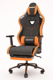 Warrior Aragorn Kumaş Oyuncu Koltuğu - Turuncu - Ayak Uzatmalı Bilgisayar Sandalyesi - 1598B0516 thumbnail 6