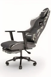 Warrior Aragorn Kumaş Oyuncu Koltuğu - Kamuflaj - Ayak Uzatmalı Bilgisayar Sandalyesi - 1598B1401 - 3