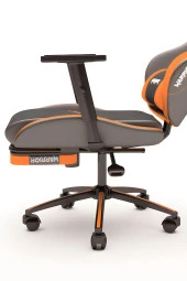 Warrior Aragorn Kumaş Oyuncu Koltuğu - Turuncu - Ayak Uzatmalı Bilgisayar Sandalyesi - 1598B0516 thumbnail 7