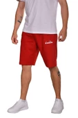 Diadora Mesa - Pamuklu Kırmızı Spor Şort - DIADORAMESA - 1