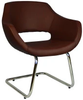 Bürocci Viva Misafir Koltuğu-Kahverengi-2021J0121 - 1