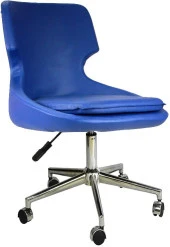 Bürocci Zaga Metal Ayaklı Çalışma Koltuğu-Lacivert-2023A0103 - 1