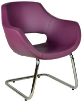 Bürocci Viva Misafir Koltuğu-Mor-2021J0124 - 1