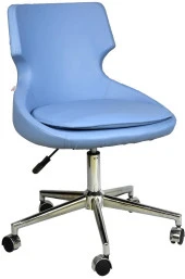 Bürocci Zaga Metal Ayaklı Çalışma Koltuğu-Mavi-2023A0119 - 1