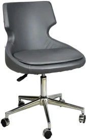 Bürocci Zaga Metal Ayaklı Çalışma Koltuğu-Gri-2023A0125 - 1