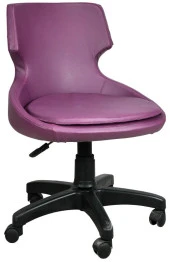 Bürocci Zaga Plastik Ayaklı Çalışma Koltuğu-Mor-2023B0124 - 1