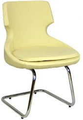 Bürocci Zaga Metal Ayaklı  Misafir Koltuğu-Krem-2023J0115 - 1