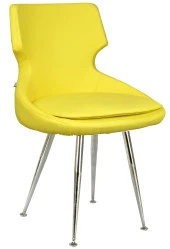 Bürocci Zaga Metal Ayaklı  Misafir Koltuğu-Sarı-2023P0113 - 1