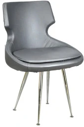 Bürocci Zaga Metal Ayaklı Misafir Koltuğu-Gri-2023P0125 - 1