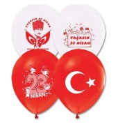 Party Marty 23 Nisan Baskılı Balon 100Lü - 1