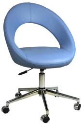 Bürocci Miranda Metal Ayaklı Çalışma Koltuğu-Mavi-2222K0119 - 1