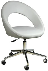 Bürocci Miranda Metal Ayaklı Çalışma Koltuğu-Beyaz-2222K0109 - 1