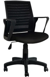 Bürocci Likya Plastik Ayaklı Çalışma Koltuğu-Siyah File-2284L0541 - 1