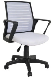 Bürocci Likya Plastik Ayaklı Çalışma Koltuğu-Beyaz File-2284L0550 - 1