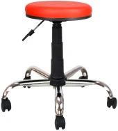 Bürocci Metal Ayaklı Tabure-Kırmızı-2999D0116 - 1