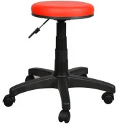 Bürocci Plastik Ayaklı Tabure-Kırmızı-2999G0116 - 1