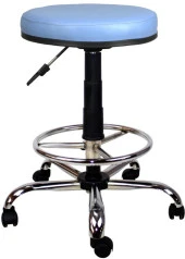 Bürocci Metal Ayaklı Yüksek Tabure-Mavi-2999T0119 - 1