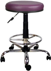 Bürocci Metal Ayaklı Yüksek Tabure-Mor-2999T0124 - 1