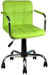 Bürocci Carla Çalışma Koltuğu-Yeşil Deri-9503D0110 - 1