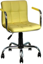 Bürocci Carla Çalışma Koltuğu-Krem Deri-9503D0115 - 1