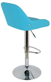 Bürocci Texas Bar Taburesi - Turkuaz Deri - 9506S0111 - 7