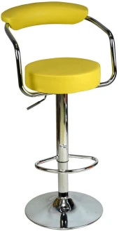 Bürocci Monica Bar Sandalyesi-Sarı-9510Q0113 - 1