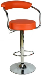 Bürocci Monica Bar Sandalyesi-Turuncu-9510Q0123 - 1