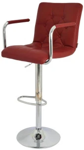 Bürocci Helen Bar Sandalyesi-Bordo-9519Q0102 - 3