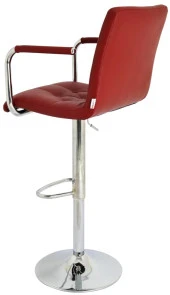 Bürocci Helen Bar Sandalyesi-Bordo-9519Q0102 - 5