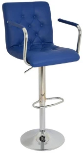 Bürocci Helen Bar Sandalyesi-Lacivert-9519Q0103 - 1