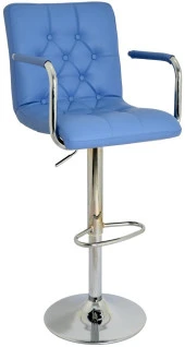 Bürocci Helen Bar Sandalyesi-Mavi-9519Q0119 thumbnail 1