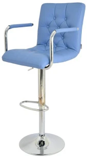 Bürocci Helen Bar Sandalyesi-Mavi-9519Q0119 thumbnail 3