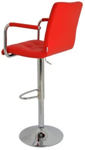 Bürocci Helen Bar Sandalyesi-Kırmızı-9519Q0116 thumbnail 5