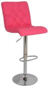 Bürocci Helen Bar Sandalyesi-Pembe-9519S0120 - 1