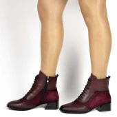 Kadın Küt Burunlu Topuklu  Bot thumbnail 2