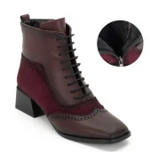 Kadın Küt Burunlu Topuklu  Bot thumbnail 3