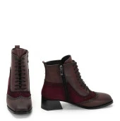 Kadın Küt Burunlu Topuklu  Bot thumbnail 6