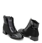 Kadın Küt Burunlu Topuklu  Bot thumbnail 10