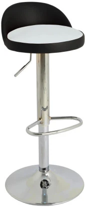 Bürocci Jack Bar Sandalyesi - Beyaz Deri - 9560S0109 - 1