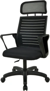 Bürocci Likya Plastik Ayaklı Çalışma Koltuğu-Siyah File-2284B0541 - 3