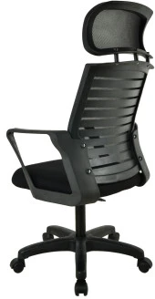 Bürocci Likya Plastik Ayaklı Çalışma Koltuğu-Siyah File-2284B0541 - 5