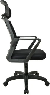 Bürocci Likya Plastik Ayaklı Çalışma Koltuğu-Siyah File-2284B0541 - 8