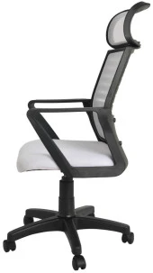 Bürocci Likya Plastik Ayaklı Çalışma Koltuğu-Beyaz File-2284B0550 - 4