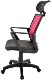 XFly Plastik Ayaklı Oyuncu Koltuğu-Pembe File-2390C0548 thumbnail 4